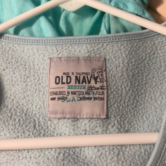 Old Navy Fleece, mint green, size  M - Picture 2 of 4